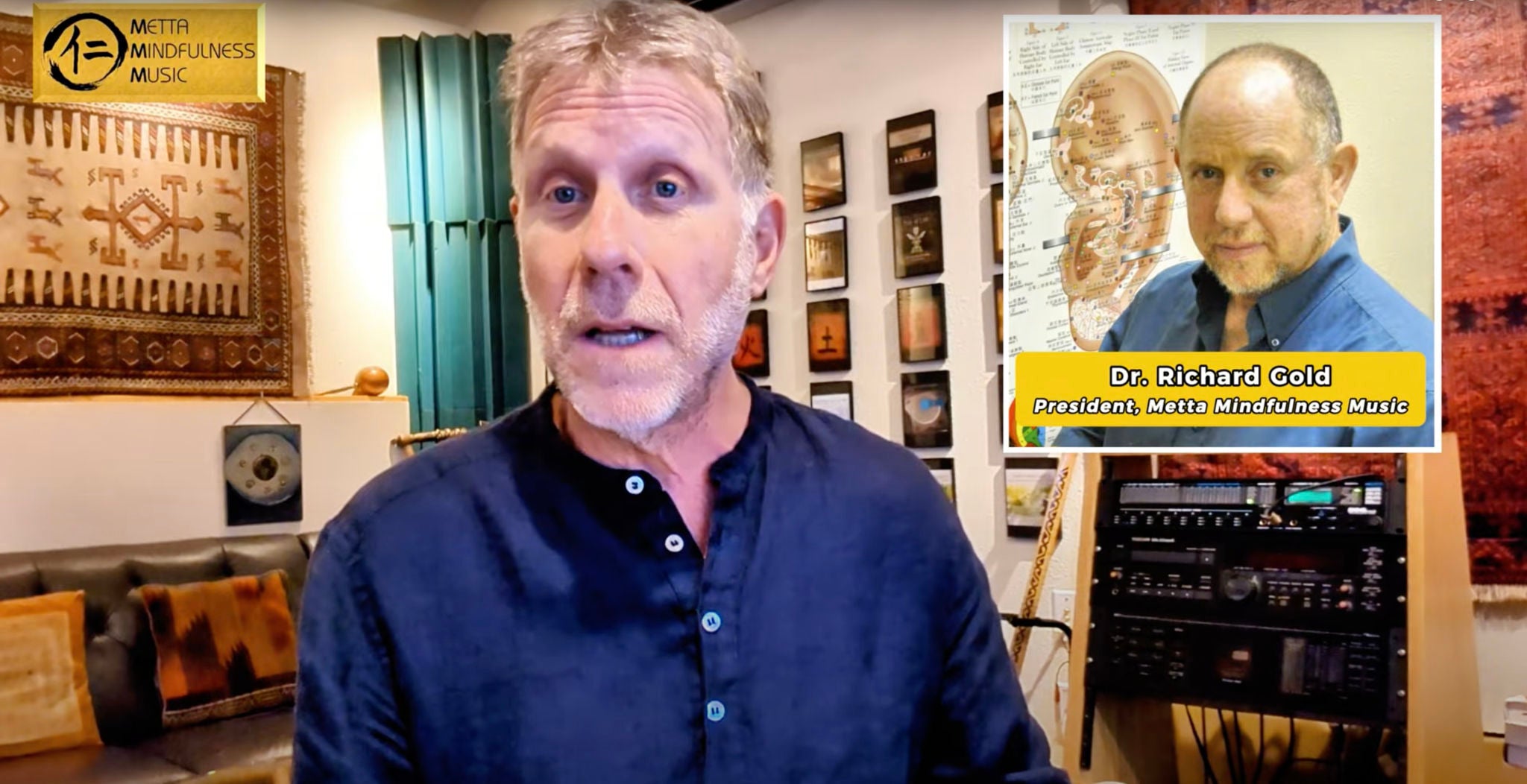 Load video: Tribute to Record Label's President, Dr. Richard Gold: 15 Years of Metta Mindfulness Music